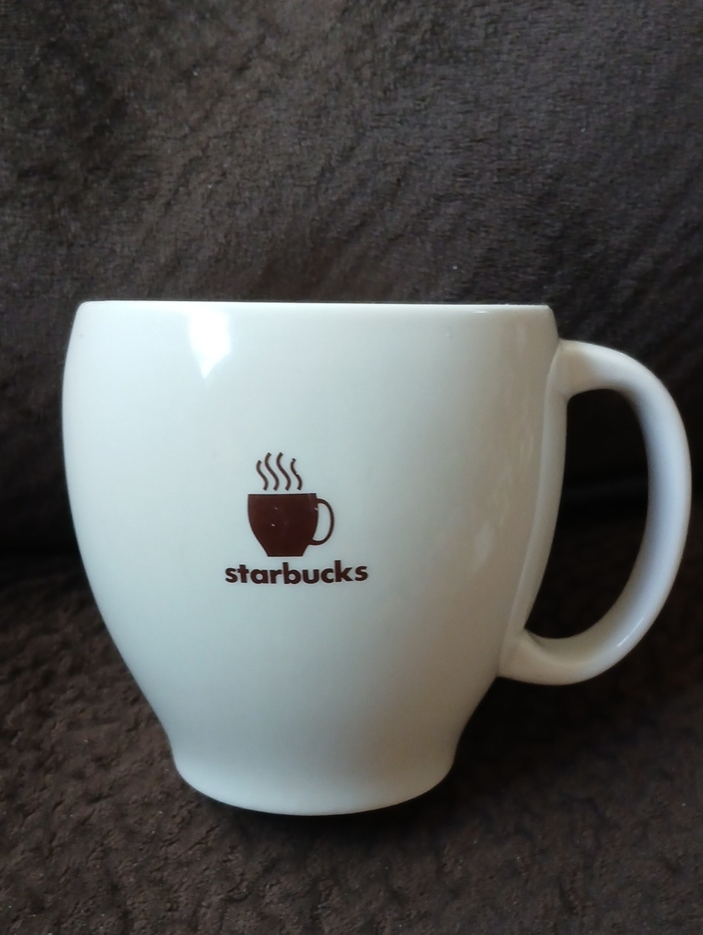 Starbucks Abbey Barista Mug Brown White Ceramic Steam Logo Coffee Cup Mug 2004
